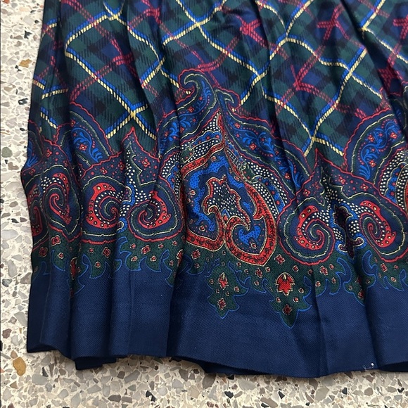 Country Sophisticates by Pendleton USA green navy red tartan holiday plaid set - Picture 4 of 7